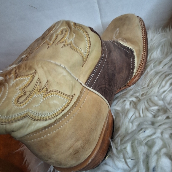 Stephy Spectator Neutral Tones Cowboy Boots 8.5 - Picture 9 of 16
